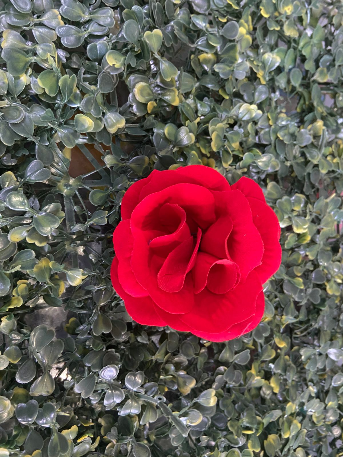 BIG ARTIFICIAL VELVET ROSE