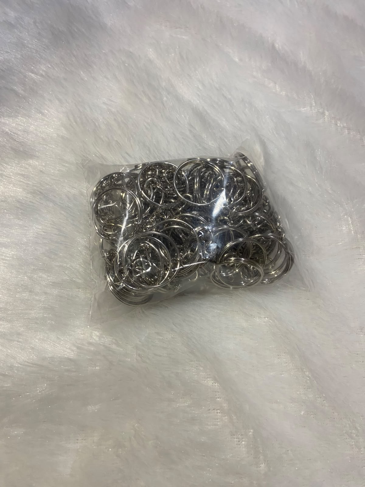 Silver Keychain ring