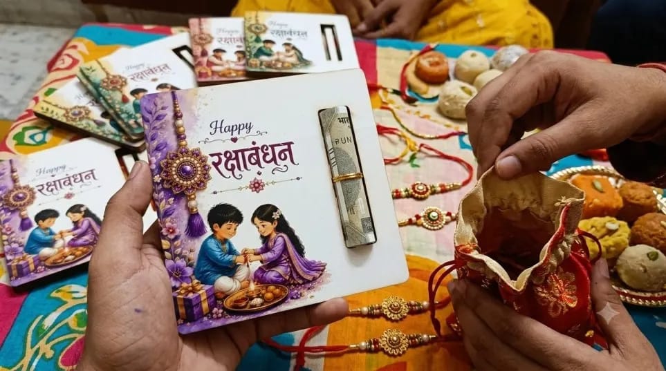 Raksha Bandhan money gift card